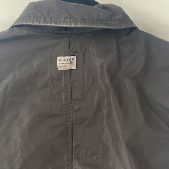 G-STAR RAW Timor Biker Black Overshirt Jacket - Picture 6 of 9